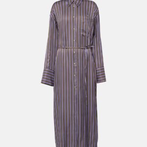 Acne Studios Delestina striped shirt dress