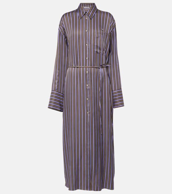 Acne Studios Delestina striped shirt dress