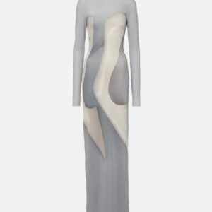 Acne Studios Printed jersey maxi dress