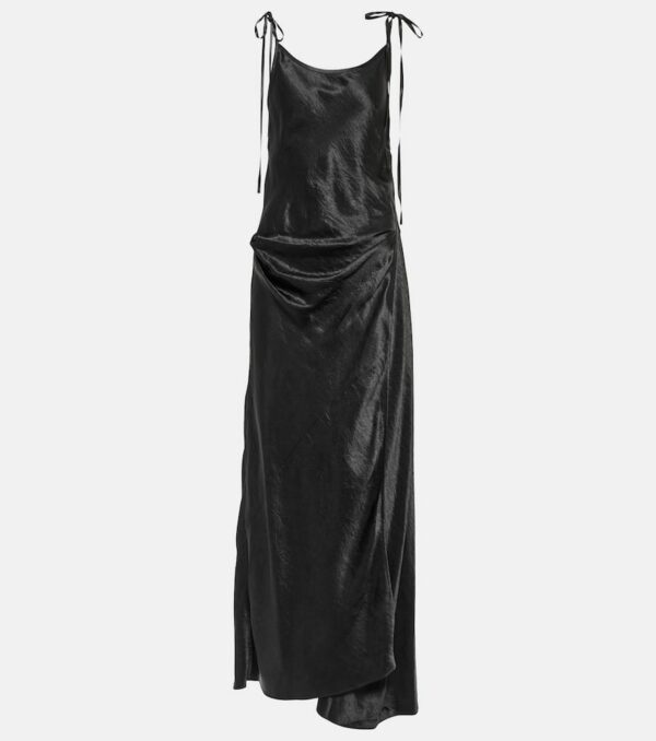 Acne Studios Satin maxi dress