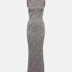 Acne Studios Sequined jacquard maxi dress