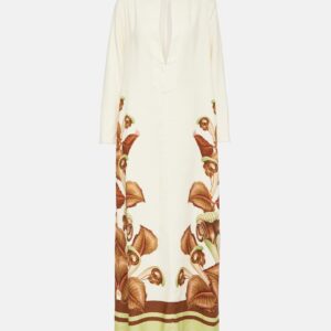 Adriana Degreas Arisaema printed maxi dress