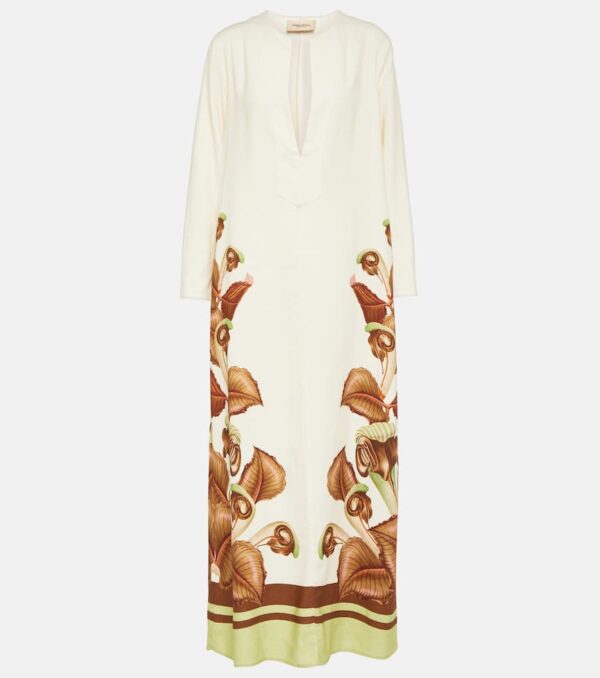 Adriana Degreas Arisaema printed maxi dress