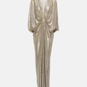 Adriana Degreas Moon Shine metallic maxi dress