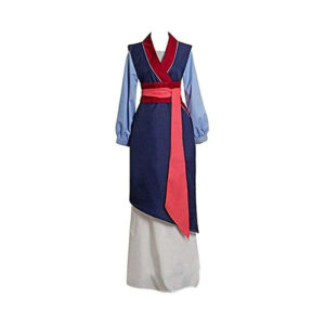 (Adult L) Mulan Traditional Dress Party Cosplay Costume Full Set