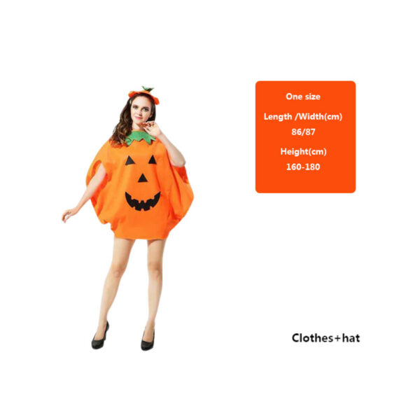 (Adult) Pumpkin Adult Costume Halloween Parentchild Clothing Cosplay Fancy Dress Party