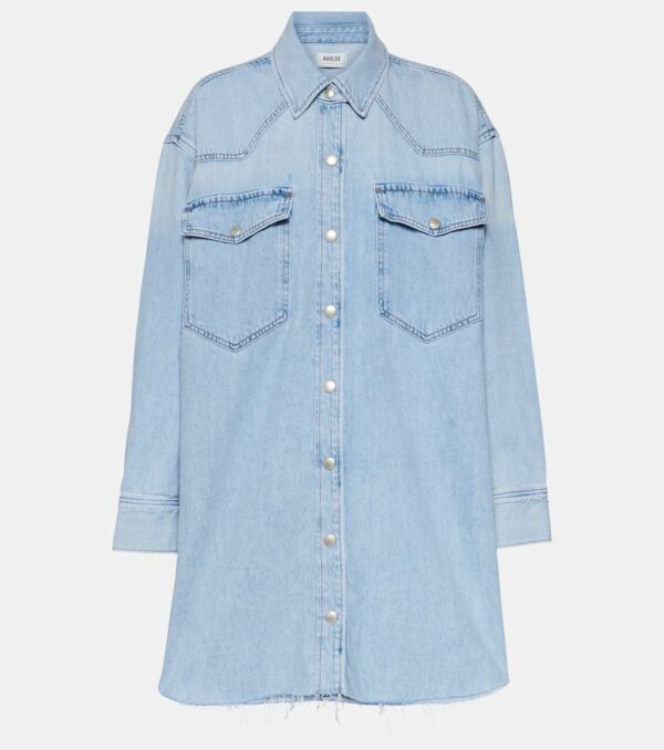 Agolde Jessa denim shirt dress