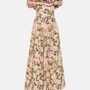 Agua by Agua Bendita Espliego floral cotton maxi dress