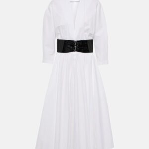 Alaïa Cotton midi dress