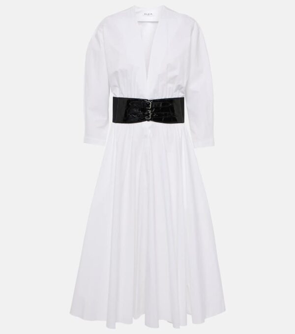 Alaïa Cotton midi dress