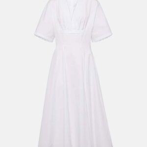 Alaïa Cotton poplin midi dress