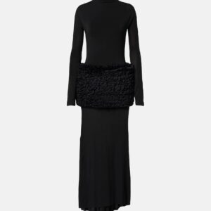 Alaïa Ruffled maxi dress