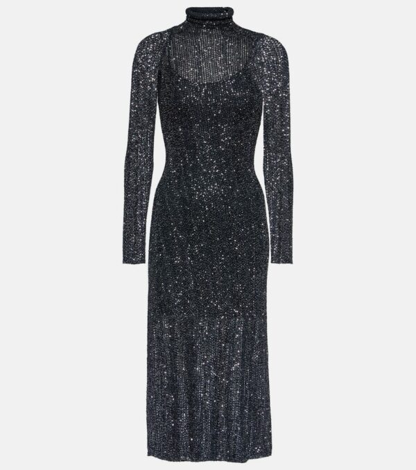 Alaïa Sequined midi dress