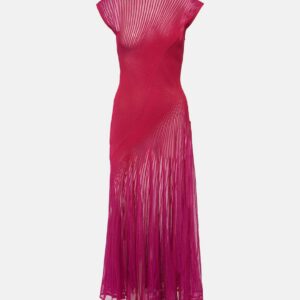 Alaïa Trompe-l'œil maxi dress