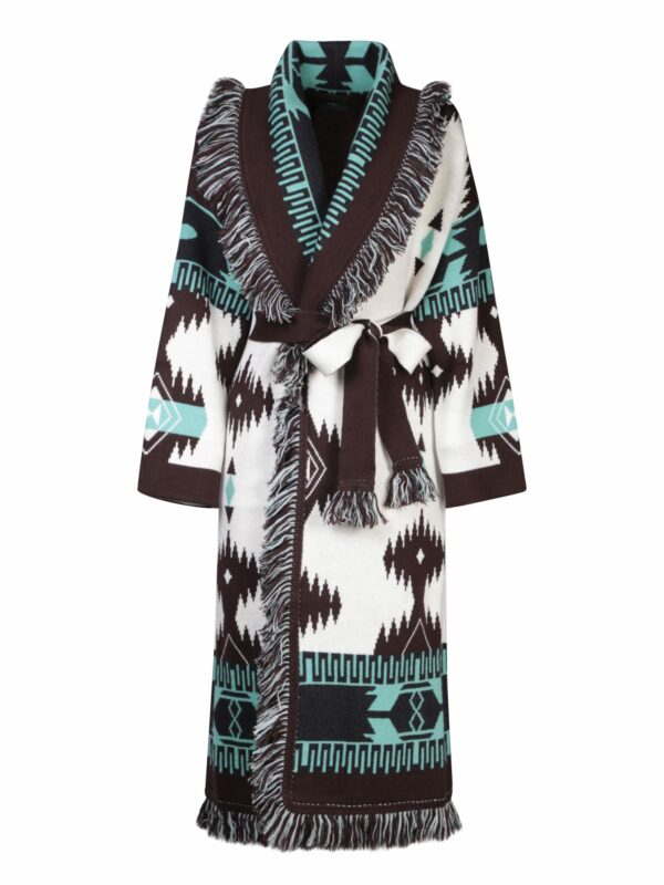 Alanui Fringed Belted Cardi-coat