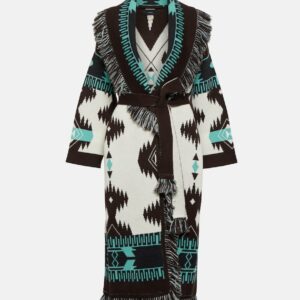 Alanui Icon jacquard wool coat