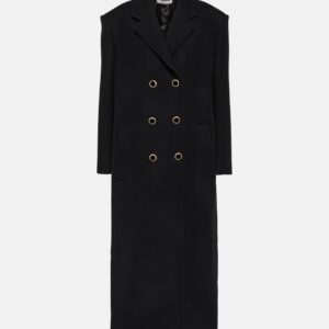 Alessandra Rich Double-breasted virgin wool coat