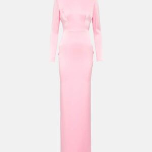 Alex Perry Daley cutout satin crêpe maxi dress