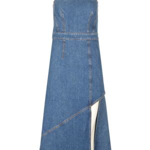 Alexander McQueen Denim Sheath Dress