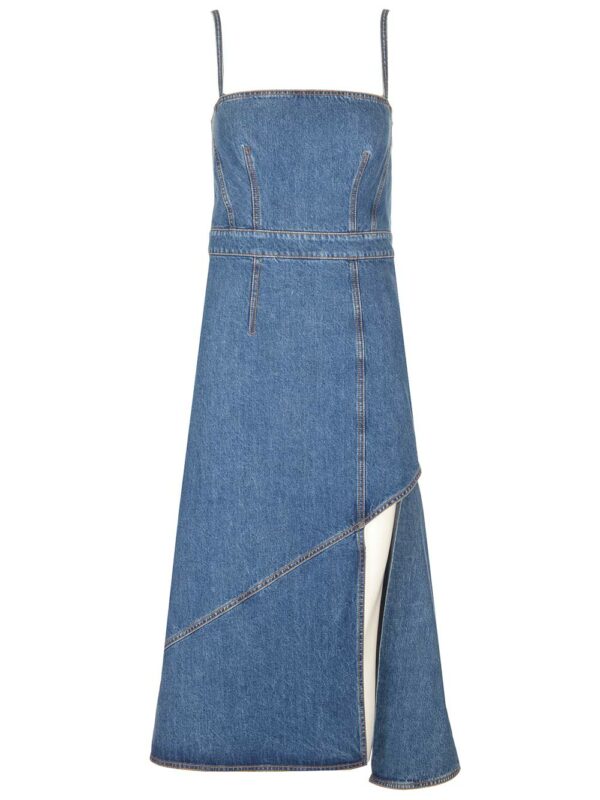 Alexander McQueen Denim Sheath Dress