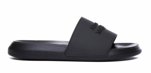 Alexander McQueen Logo Slide Sandals