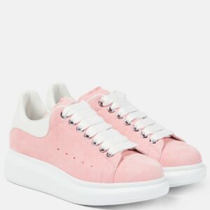 Alexander McQueen Oversized suede sneakers