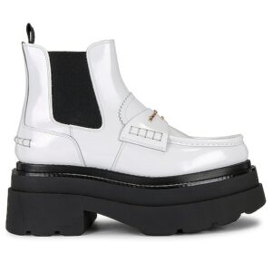 Alexander Wang Carter Platform Boot in White. Size 36.5.