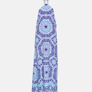 Alexandra Miro Asher printed halterneck maxi dress