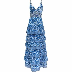 Alice + Olivia Tiered Imogene Maxi Dress