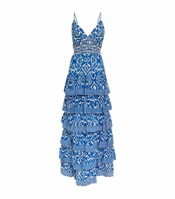 Alice + Olivia Tiered Imogene Maxi Dress