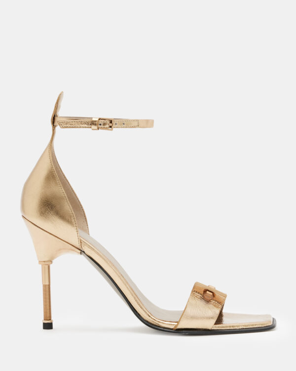 Allsaints Betty Metallic Heeled Sandals