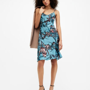 Allsaints Bryony Batu Print Mini Slip Dress