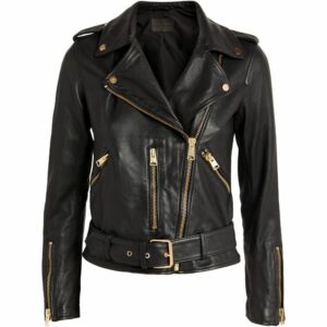 Allsaints Leather Balfern Biker Jacket