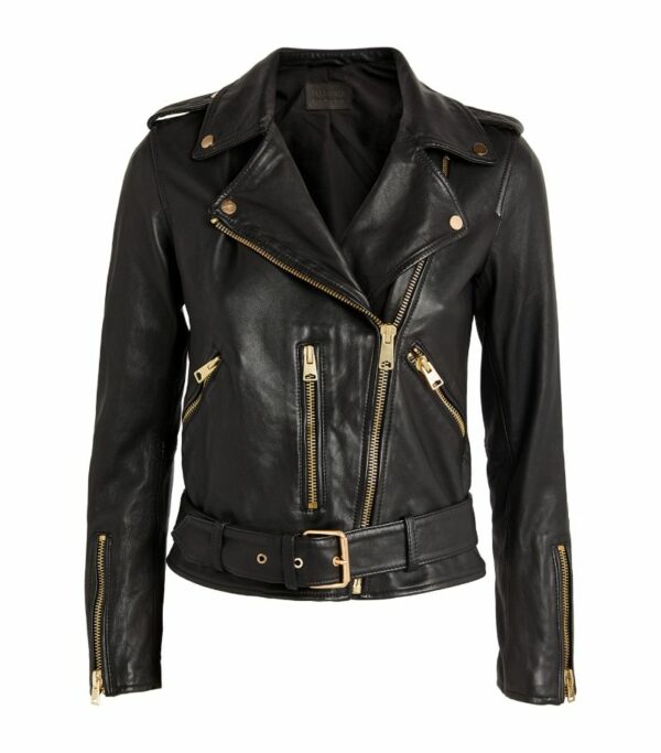 Allsaints Leather Balfern Biker Jacket