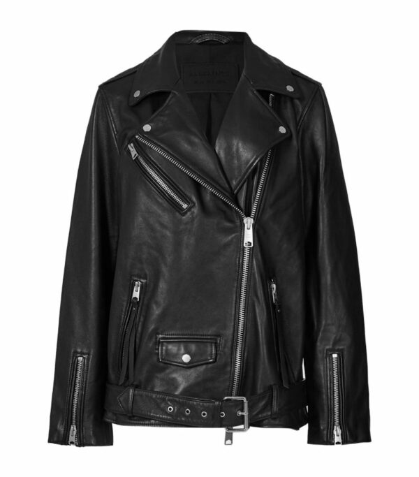 Allsaints Leather Billie Biker Jacket