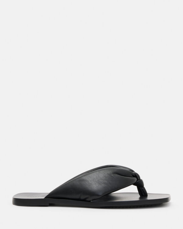 Allsaints Loop Knotted Leather Sandals