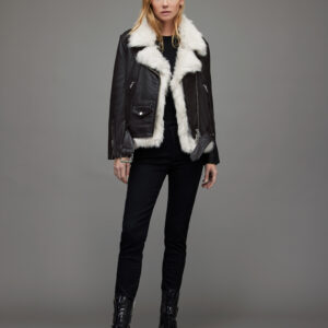 Allsaints Luna 4-in-1 Shearling Biker Jacket