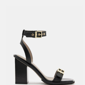 Allsaints Pamela Leather Heel Sandals