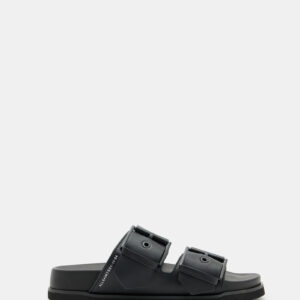 Allsaints Sian Leather Buckle Sandals