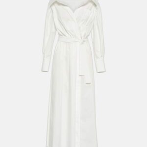 Altuzarra Lyddy cotton-blend wrap dress