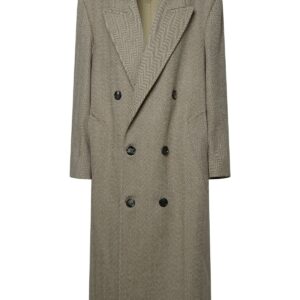 Ami Alexandre Mattiussi Beige Wool Coat