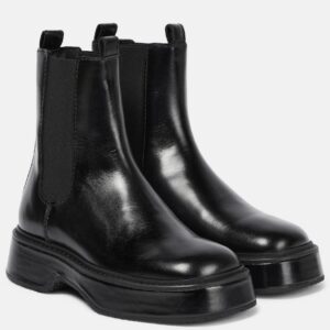 Ami Paris Leather Chelsea boots