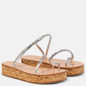 Ancient Greek Sandals Eleftheria leather platform sandals