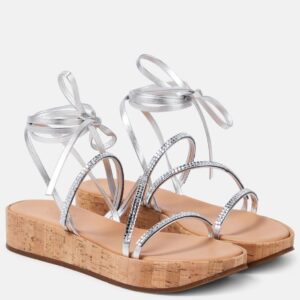 Ancient Greek Sandals Morfi leather platform sandals