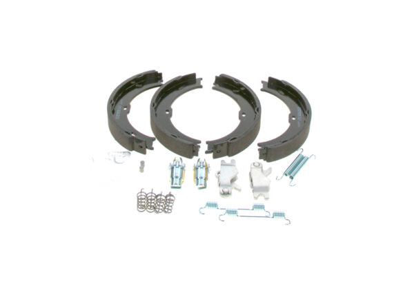 BOSCH 0 204 113 809 Handbrake Shoes with accessories MERCEDES-BENZ: Sprinter 3.5-t Van, Sprinter 3.5-T Van, Sprinter 3.5-T Platform/Chassis