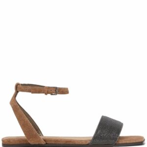 BRUNELLO CUCINELLI- Suede Sandals