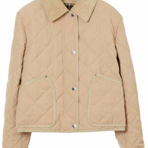 BURBERRY- Quilted Short Jacket