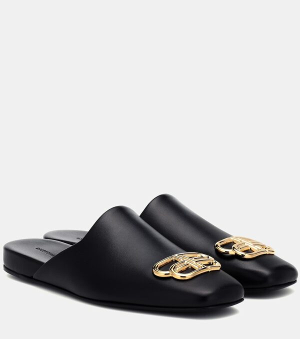 Balenciaga Cosy BB leather slippers