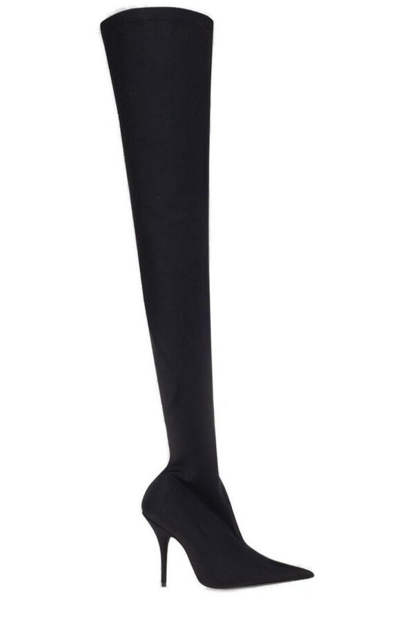 Balenciaga Knife Heeled Thigh-high Boots