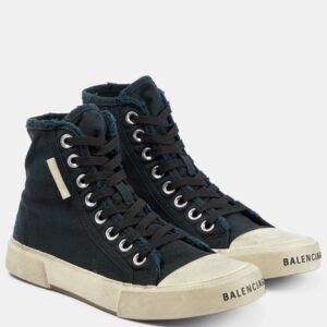 Balenciaga Paris distressed high-top sneakers